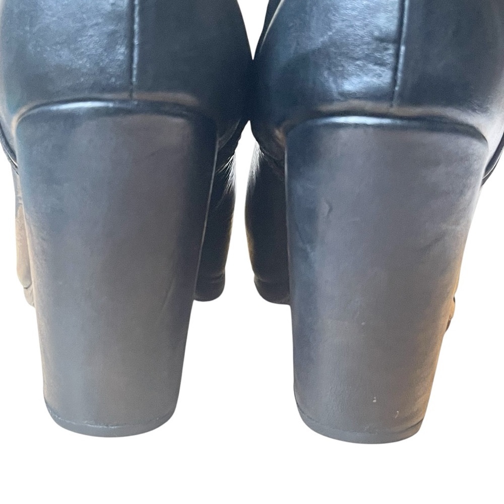 Rag & Bone Kendall Black Leather High Heel Ankle Boots Booties Size 8 - Picture 7 of 17